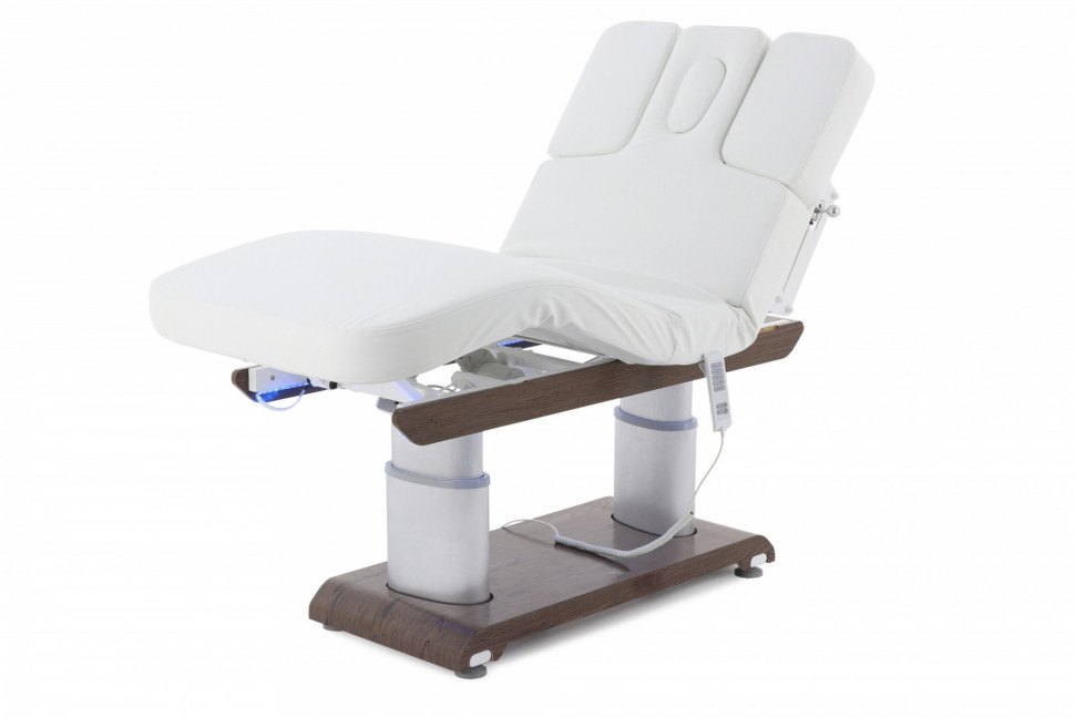 Массажный стол электричеcкий MED-MOS ММКМ-2 (КО-159Д) белый/коричневый Массажный стол электричеcкий MED-MOS ММКМ-2 (КО-159Д) белый/коричневый