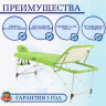 Стол массажный складной (переносной) алюминиевый JFAL01A 3-секционный фисташковый Стол массажный складной (переносной) алюминиевый JFAL01A 3-секционный фисташковый