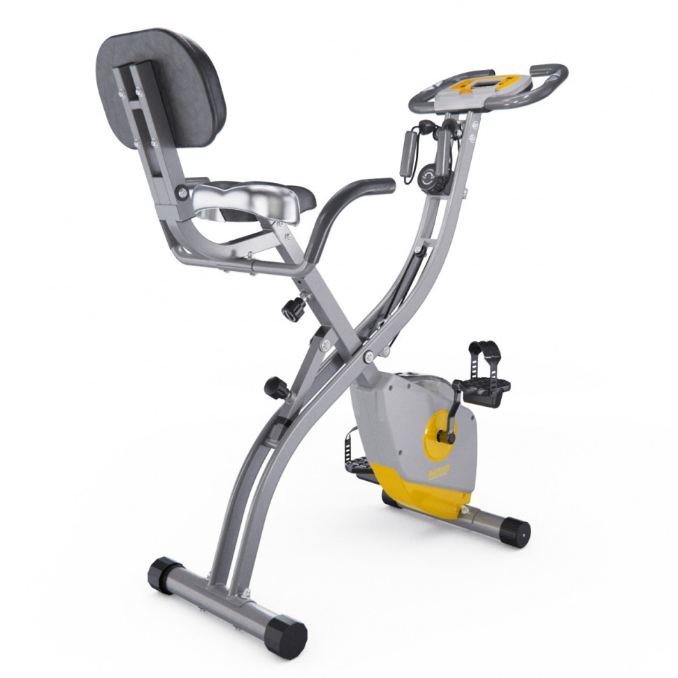 Велотренажер X-Bike DFC MBB с эспандерами, серо-желтый Велотренажер X-Bike DFC MBB с эспандерами, серо-желтый