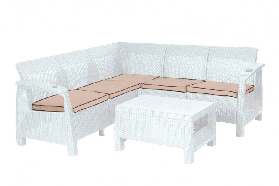 Мебель Tweet Диван угловой, белый Мебель Tweet Диван угловой, белый