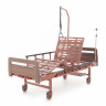 Кровать для лежачих больных MED-MOS Е-8 ЛДСП (коричневый) без матраса