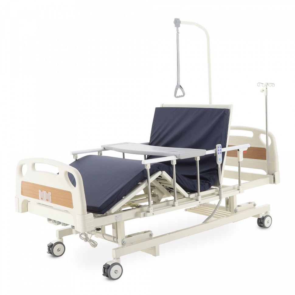 Кровать электр. Мед-Мос DB-6 (ME-3018H-00) с удлинением ложа, с аккумулятором, с матрасом Кровать электр. Мед-Мос DB-6 (ME-3018H-00) с удлинением ложа, с аккумулятором, с матрасом