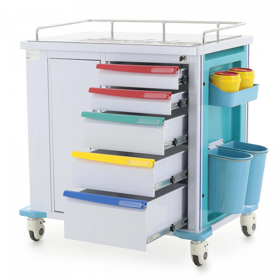 Тележка медицинская MED-MOS РМТ01 ТМ-007АН-00  Тележка медицинская MED-MOS РМТ01 ТМ-007АН-00