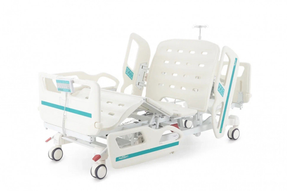 Кровать электрическая реанимационная  MED-MOS DB-4 (01) (ABS, матрас, 4 секции) Кровать электрическая реанимационная  MED-MOS DB-4 (01) (ABS, матрас, 4 секции)