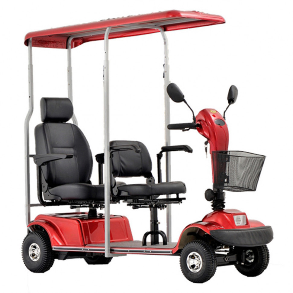 Кресло-коляска скутер электрическая 2-хместная MET EXPLORER 900 TANDEM (18357) с крышей Кресло-коляска скутер электрическая 2-хместная MET EXPLORER 900 TANDEM (18357) с крышей