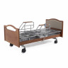 Кровать для лежачих больных с матрасом электрическая MED-MOS DB-2B с поворот.креслом в левую сторону (коричневый)