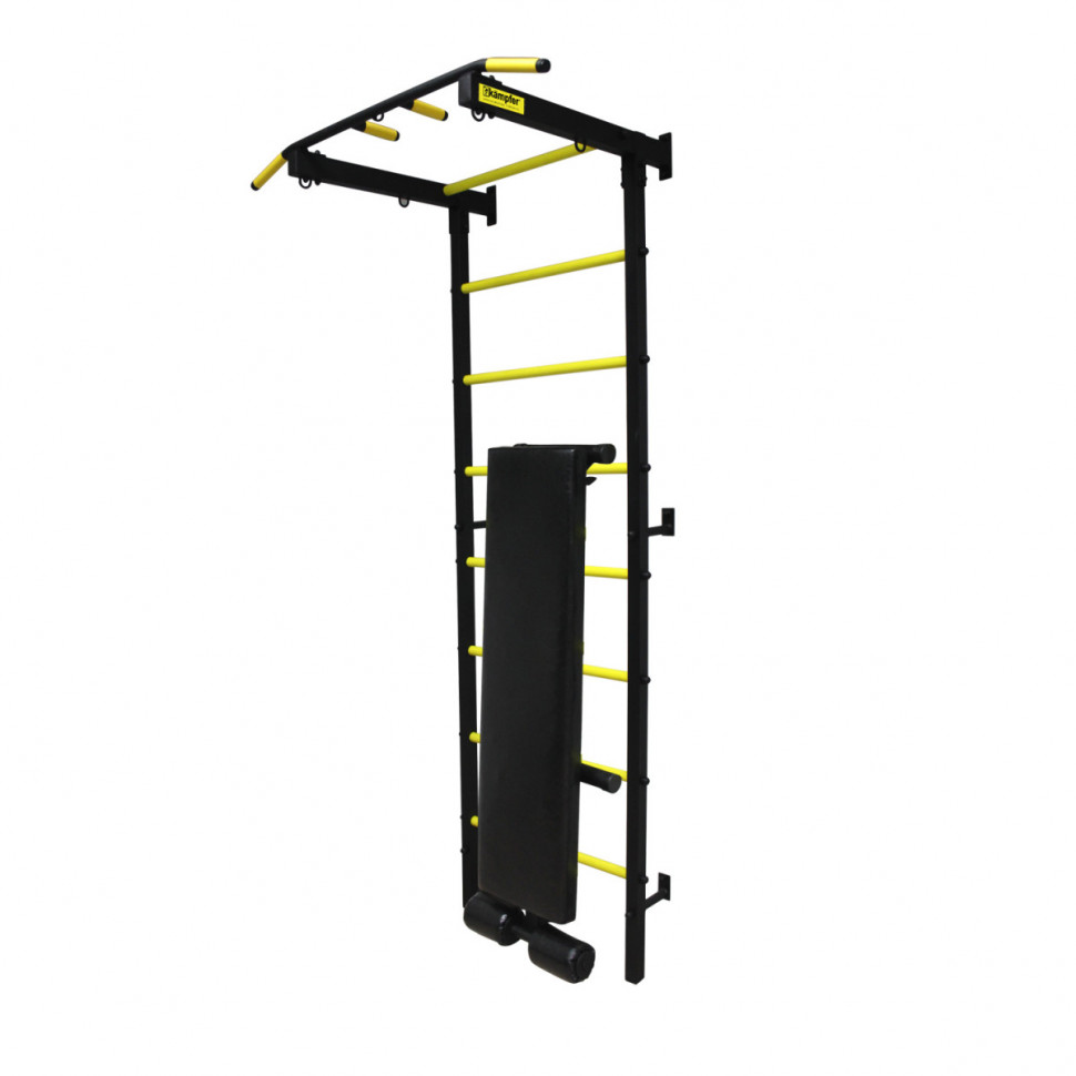 Профессиональная шведская стенка Kampfer Mustang Professional (черный/желтый) Профессиональная шведская стенка Kampfer Mustang Professional (черный/желтый)