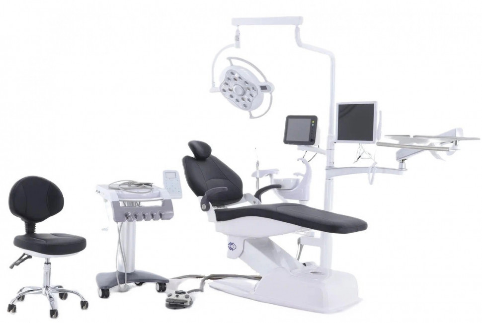 Стоматологическая установка CQ-219-I (СО-010М-01) черный  (Implant) Стоматологическая установка CQ-219-I (СО-010М-01) черный  (Implant)