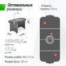 Игровой стол UNIX Line Аэрохоккей (142х64 cм) Black Игровой стол UNIX Line Аэрохоккей (142х64 cм) Black