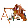 Детский игровой комплекс SUNRISESTAR NS5 с деревянной крышей Детский игровой комплекс SUNRISESTAR NS5 с деревянной крышей