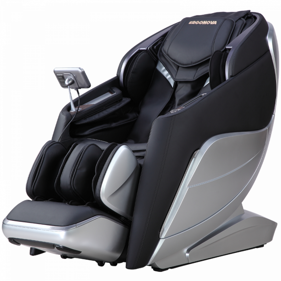 Массажное кресло Ergonova Chronos silver-black (35499) Массажное кресло Ergonova Chronos silver-black (35499)