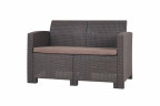 Arizona b:rattan, Диван двухместный, венге (2-х местная подушка) Arizona b:rattan, Диван двухместный, венге (2-х местная подушка)