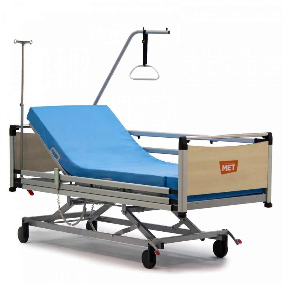 Кровать медицинская MET REBORN 4-секционная электрическая удлиненная (21335) Кровать медицинская MET REBORN 4-секционная электрическая удлиненная (21335)